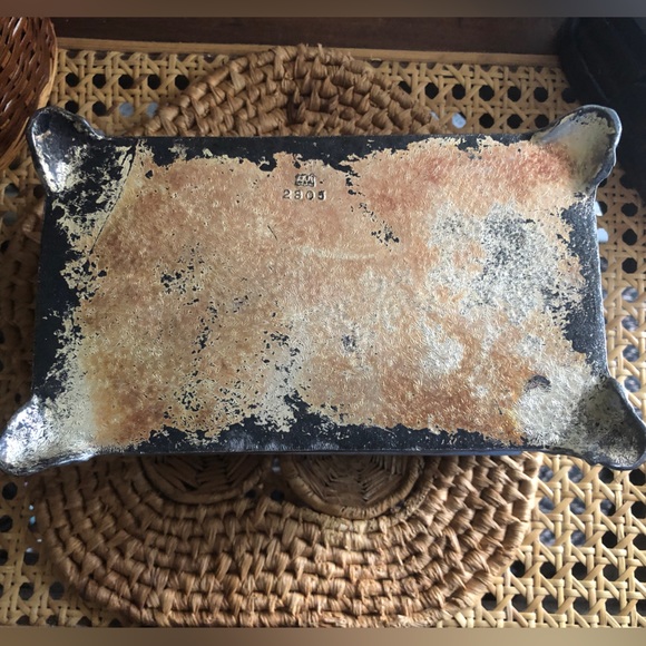 Ornate Silver-tone Heavy Cast Metal French Courtesan Scene Jewelry Box w/Velvet - Picture 7 of 16